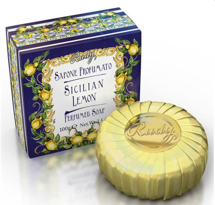 Tvål Sicilian Lemon 100g i gruppen Inredning / Doft & Skönhet / Kroppsvård hos Åsby Hem & Trädgård (194769)