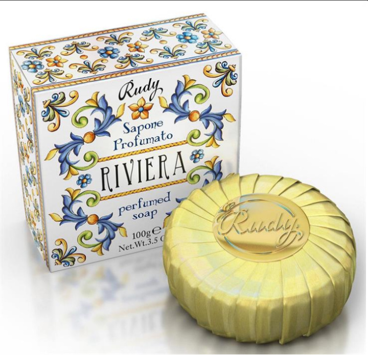 Tvål Riviera 100g i gruppen Inredning / Doft & Skönhet / Kroppsvård hos Åsby Hem & Trädgård (194780)