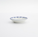 Sauce Dish Puffer Fish Blue/White 9x2cm