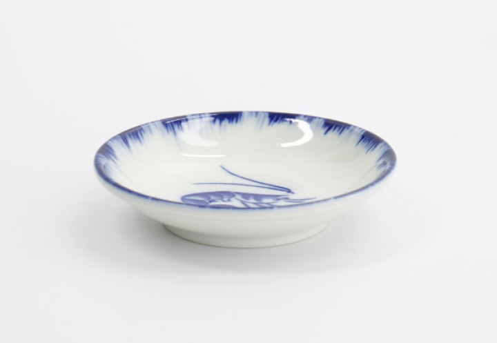 Sauce Dish Shrimp Blue/White 9x2cm i gruppen Inredning / Kök hos Åsby Hem & Trädgård (195562)