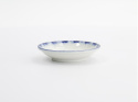 Sauce Dish Shrimp Blue/White 9x2cm