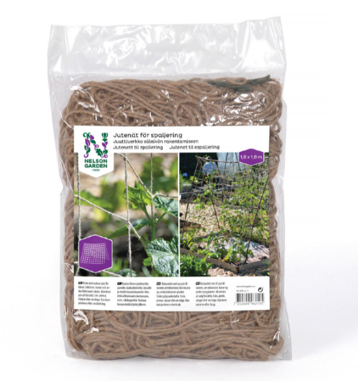 Spaljeringsnät jute 1,8x1,8m i gruppen Odling & Växttillbehör / Uppbindning hos Åsby Hem & Trädgård (195908)
