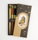 Chopsticks Giftset Hexagone Wood