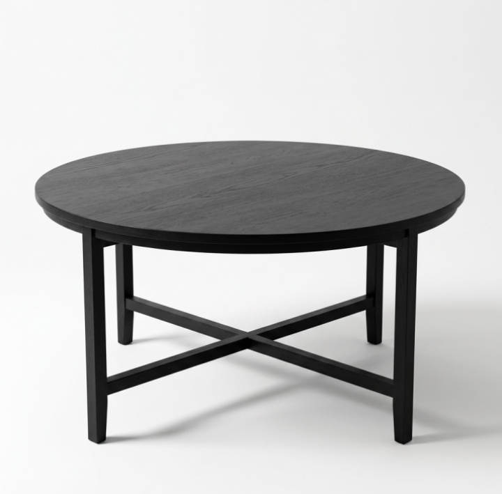 Soffbord Jaboulet Flat BlackNXT Ø90 cm i gruppen Möbler / Bord / Soffbord hos Åsby Hem & Trädgård (196889)