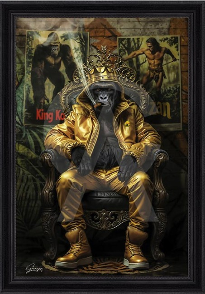 Tavla Kong the King 60x90cm i gruppen Inredning / Tavlor hos Åsby Hem & Trädgård (197411)