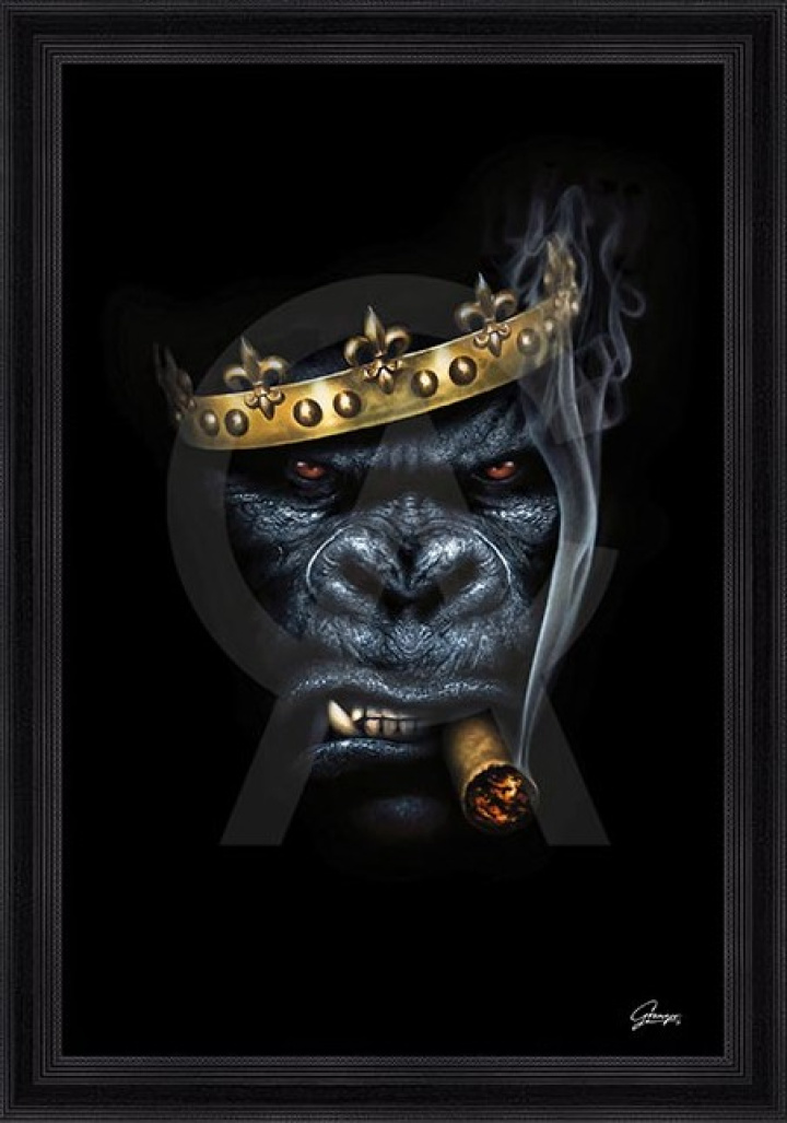 Tavla Bad King 60x90cm i gruppen Inredning / Tavlor hos Åsby Hem & Trädgård (197420)