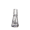 Ljusstake glas klar 6x15 cm