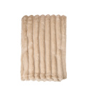 Pläd beige 125x150