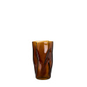 Vas glas brun 13x23 cm