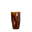 Vas glas brun 16x28 cm