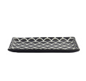 Plate Onyx Noir Mermaid Design 22x13x2cm