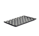 Plate Onyx Noir Mermaid Design 22x13x2cm