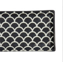Plate Onyx Noir Mermaid Design 22x13x2cm