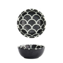 Bowl Onyx Noir Mermaid Design 8,5x3,4cm