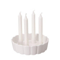 Adventslljusstake Vit Ø22
