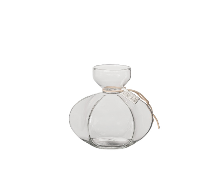 Glasvas d10 h10cm i gruppen Inredning / Krukor & Vaser / Vaser hos Åsby Hem & Trädgård (198488)