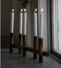 Ljusstake Trä L47cm H15,5 cm