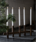 Ljusstake Trä L47cm H15,5 cm